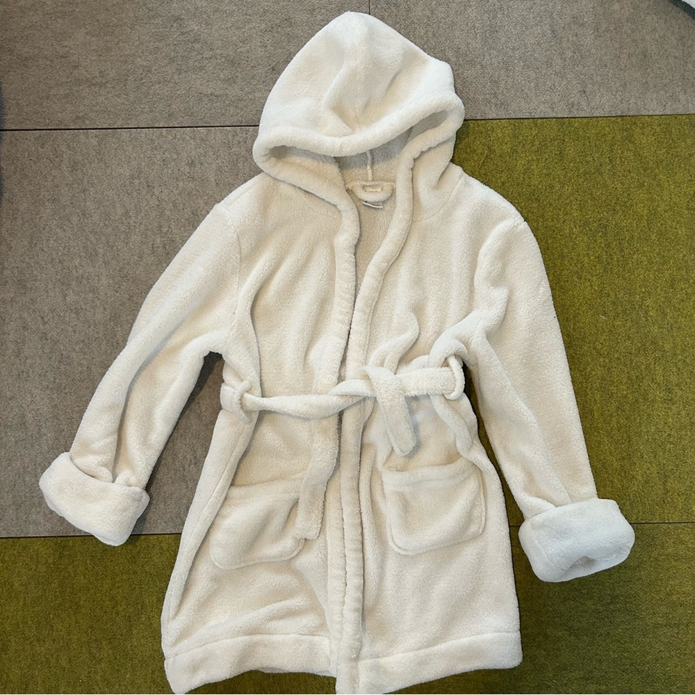 Gap Kids Fuzzy Hooded Robe